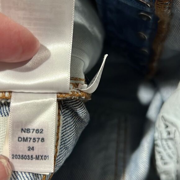 Madewell Long Denim Shorts in Pedersen Wash size 24 NWT - Picture 12 of 12